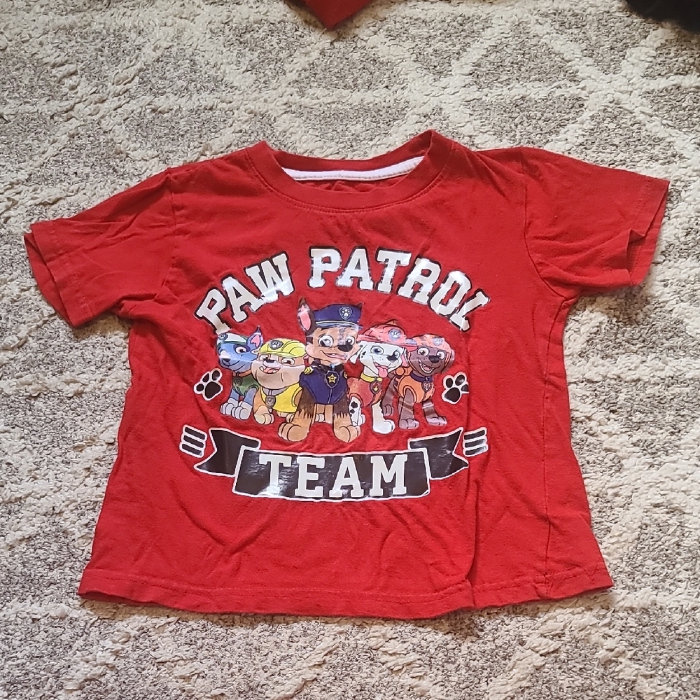10 for $25 - Nickelodeon Paw Patrol Boys 5 Red Paw Patrol Team T-Shirt